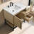 Cherita 30" Single Bathroom Vanity With Engineered Stone Top