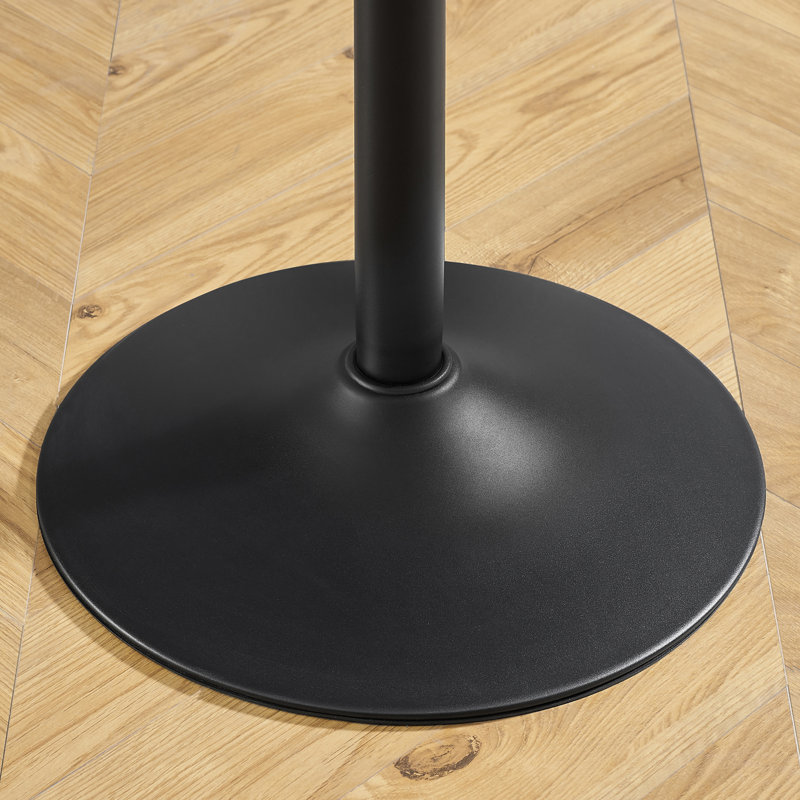 Tabouret de bar et de comptoir Almeida, Noir brun