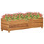 Raised Bed 150x40x72 cm Recycled Teak Wood and Steel-2011145015