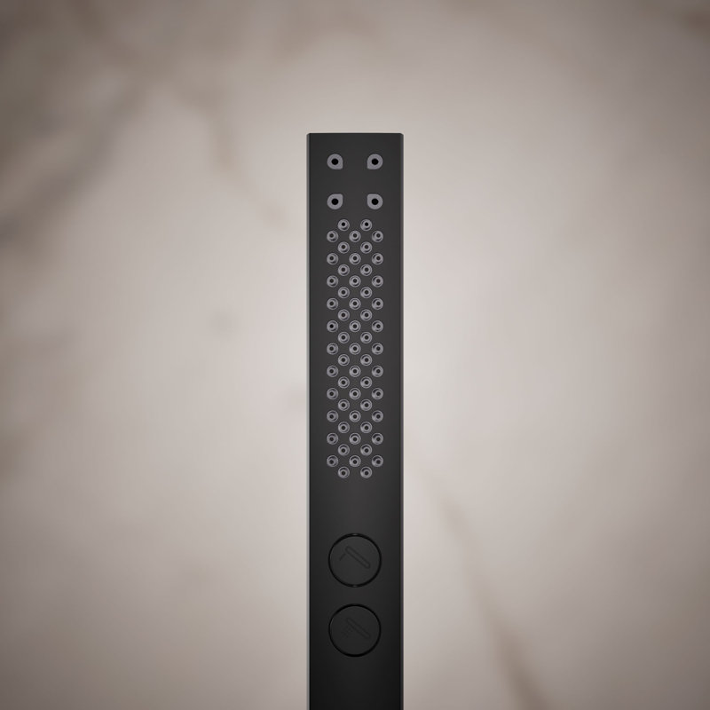 Shift Two-Function Handshower, Multi-Function Handheld Shower Head, Matte Black, 1.75 GPM, Square