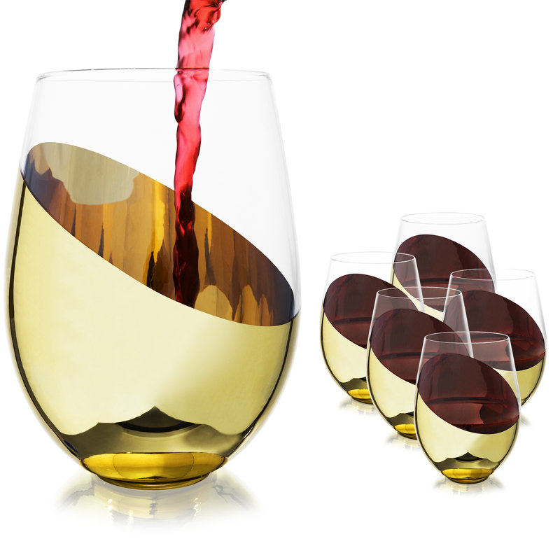 6 Piece 532ml Wine Glass Set