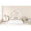 Grand lit plateforme en bois avec garde-corps et 2 tiroirs-1151012632