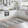Machine Washable Rugs Bohemian Non-Slip Low Pile Rubber Backing Indoor Area Rug for Living Room Bedroom Kitchen Dining Room