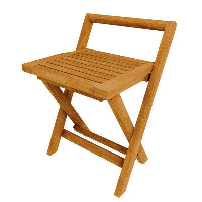 16'' W Teak Shower Bench