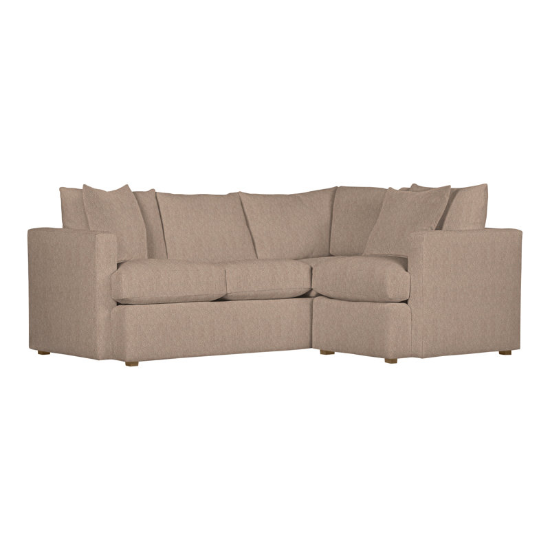 American Bungalow 2-Piece Sectional, Navada Mushroom, Hampton