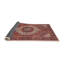 Tapis oriental en laine rouge / beige Lernig-481313930