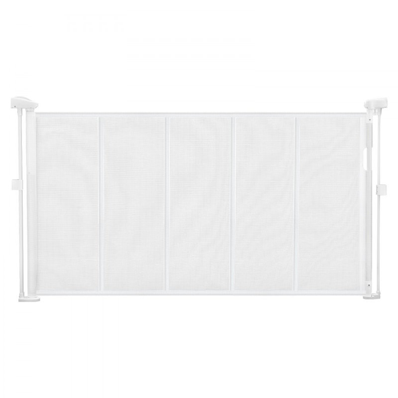 Plastic Pressure Mounted Pet Gate, 139.7cm W, White
