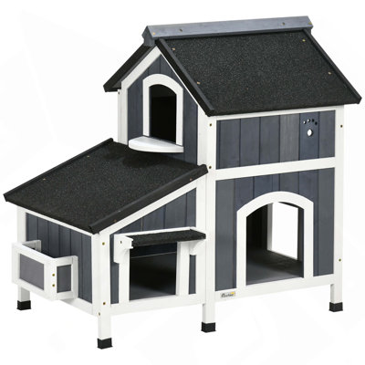 Maison pour chat Pawhut