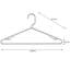 Cintre standard en plastique Granite Look Hangers pour robe / chandail / chandail-1754454313