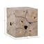 Scarlett Solid Wood Block End Table-1812249419