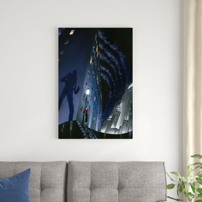 " The Shadow " by Robert Hoppe, 48" H x 32" W x 1.25" D