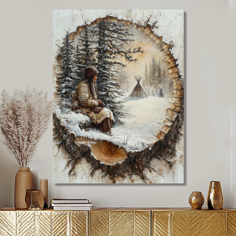 Grata - Fashion Wall Art Living Room, H 20 po x l 12 po, Toile tendue, Ne s’applique pas