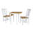 Berowalt Solid Wood Solid Wood Top Four Leg Dining Set-45130094