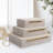 3 Piece Handmade Faux Leather Decorative Box Set