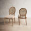 Pelaez 20" Wide Dining Chair with Cane Back