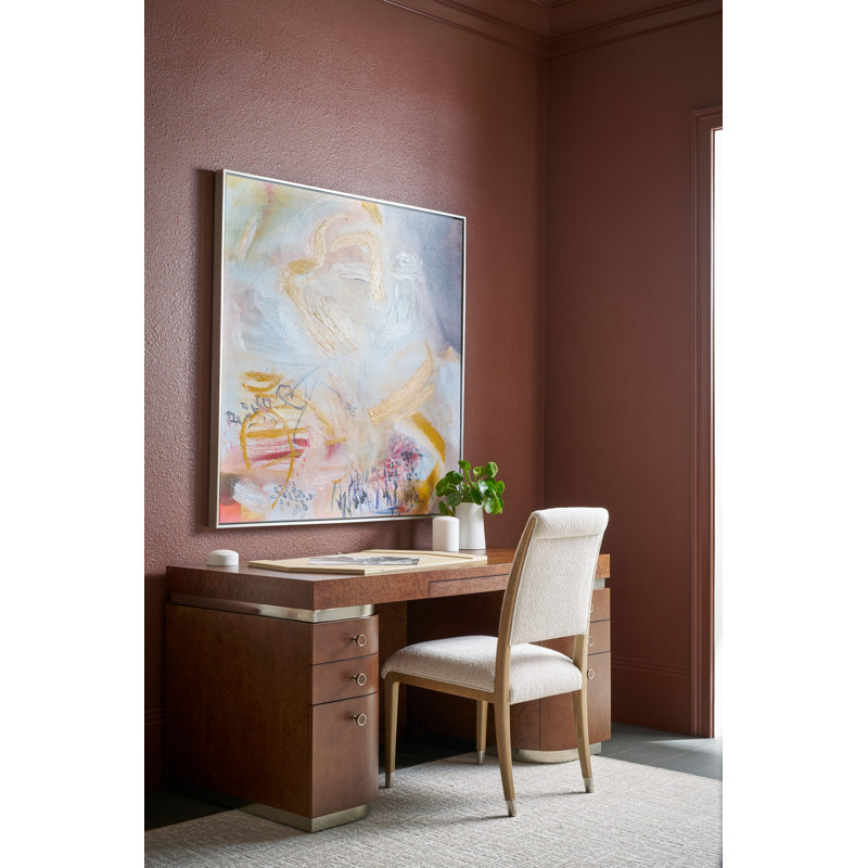Origins Upholstered Dining Chair, Sesame