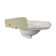 22" Corner Specialty Corner Bathroom Sink with Overflow