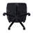 Ergonomic Breathable Mesh Chair For Work, Lumbar Support, Minimalist Look, 20.53 Lb Weight Comfortable Mid - Back Office Chair, Weight, Black