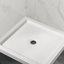 OVE l 36 po x P 32 po, base de douche, drain central, acrylique blanc, conception réversible
