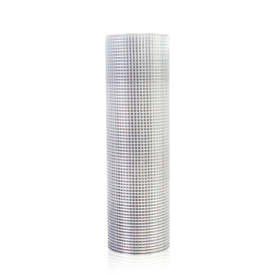 36" x 100ft Silver Hardware Cloth 23Ga Welded Wire Mesh 1/4" Mesh Hot-Dip Galvanized Steel Fence Roll for Garden Plant Rabbit Cages 1 Piece