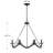 Moayad 6-Light Chandelier in Matte Black-1004742983