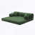 Tissu vert foncé
