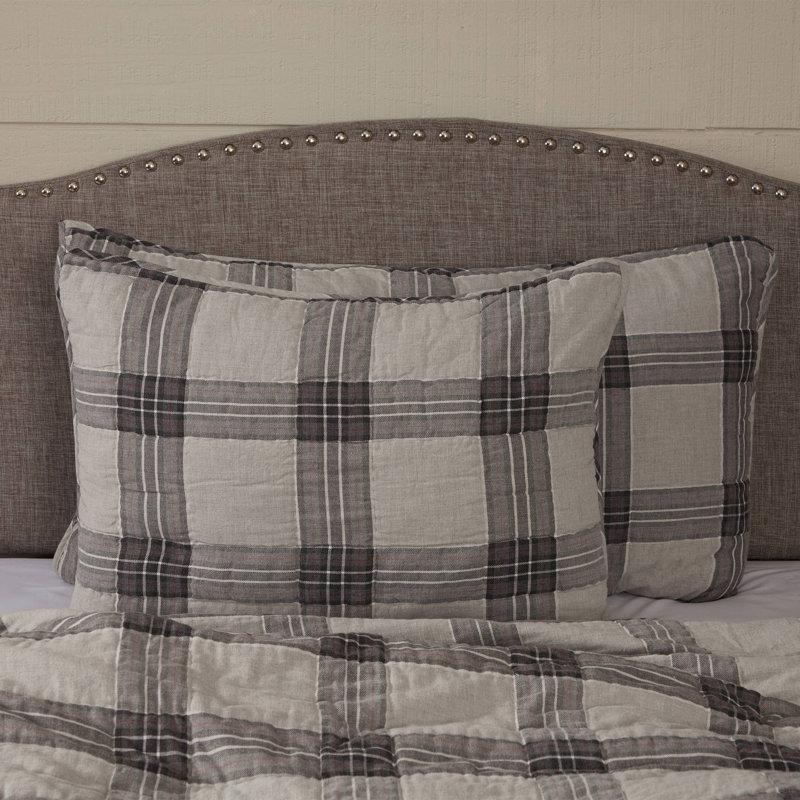 Plaid Sham Set