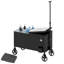 80qt Patio Cooler Cart Wheeled Cooler with Bottle Opener, Black