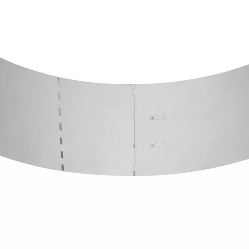 Boyer 19.9898cm H x 99.9998cm W Silver Metal Lawn Edging