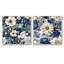 Polston - Ensemble de 2 collages floraux carrés-101848808-101848804