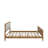 Traditional Style Bed Frame With Upholstered Tufted Headboard-789995780-789995777