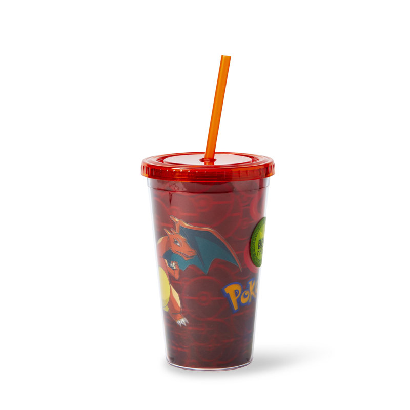 16 oz. Gobelet de voyage avec paille