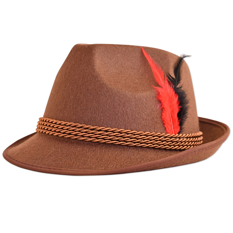 Brown Alpine Hat - Pack of 6