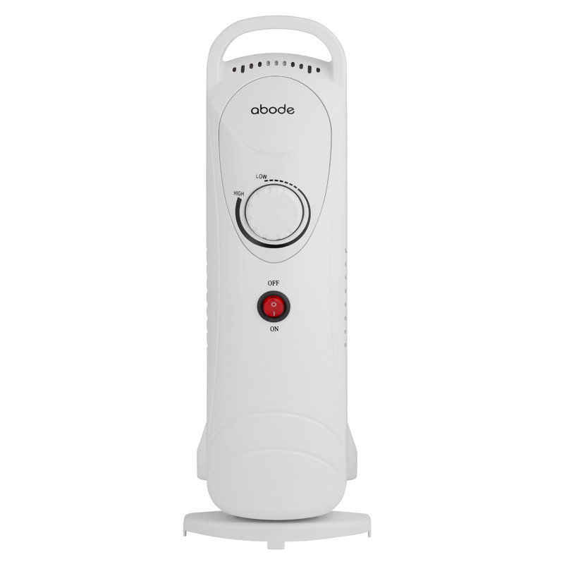 Abode 428 BTU Electric Radiator Space Heater with Adjustable Thermostat