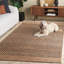 Tapis naturel / noir Natural Fiber 675-610591895