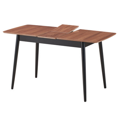 ACME Lanae Dining Table, Natural & Black Finish