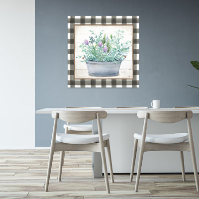 Potted Herbs I Contemporary Art