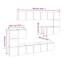 Ravenscroft TV Cabinet Set Engineered Wood-917985985