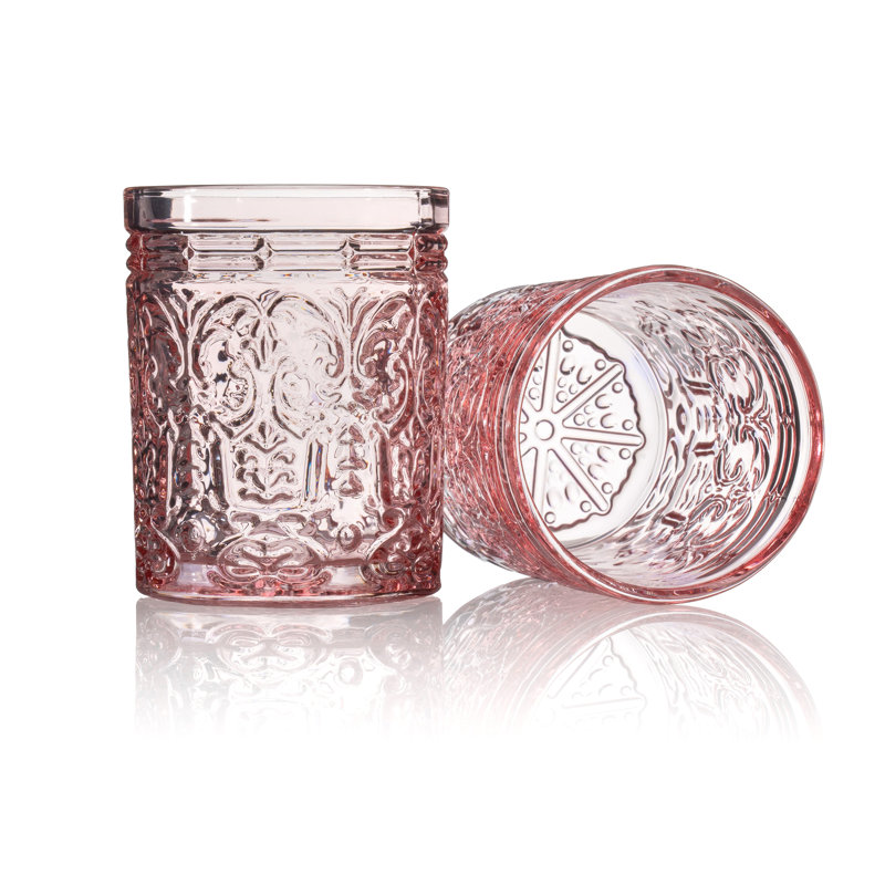 Jax Drinking Glass 11 oz, Pink