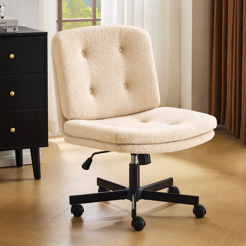 Chaise pivotante capitonnée en molleton avec coussins inclinables et repose-pieds, Kaki