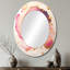 Miroir mural rose-539694315