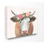 «Spring Spring Flower Farm Cow with Horns» par Victoria Borges, reproduction d'art sur cadre flottant-1894871422-1894871419