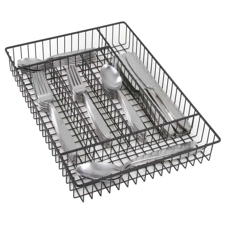 Oneida Oneida Satin Woodward 42 Piece Flatware Set, Service for 8