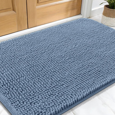 Dog Door Mat For Muddy Paws , Absorbs Moisture And Dirt, Absorbent Non-Slip Washable Doormat, Quick Dry Chenille Mud Mat For Dogs, Entry Indoor Entryway Carpet For Inside Floor, Airy