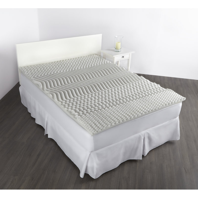 Surmatelas en mousse de qualité supérieure de 2,5 po Arverne, Double