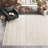 Lansing Geometric Hand-Tufted Wool Gray/Cream Area Rug-1819051644