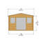 Whitehill 12 x 14 Ft. Tongue and Groove Log Cabin-1802544229