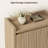 30 Pair Fluted Shoe Storage Cabinet With 2 Doors And Adjustable Shelves-123065854-123844866