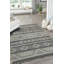 Tapis gris fait à la main Vibrant Iris-918791554