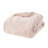 King/ King Comforter - Warm And Backing Pink Crushed Velvet